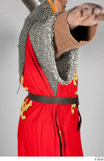  Photos Medieval Knight in mail armor 8 Historical Medieval soldier red tabard upper body 0009.jpg